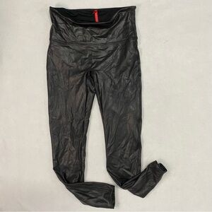 Spanx Faux Leather Leggings Large